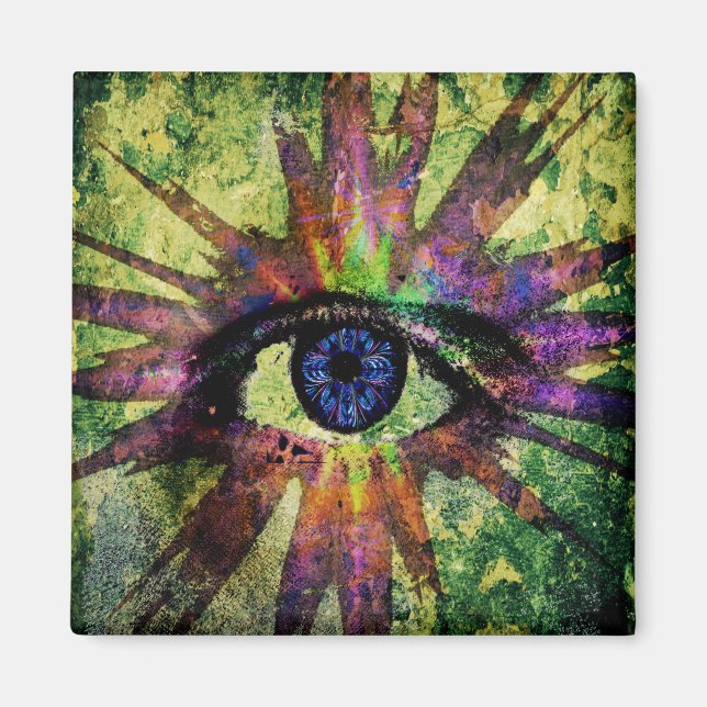 Aldrichs 4 Large Square Magnet (Front)