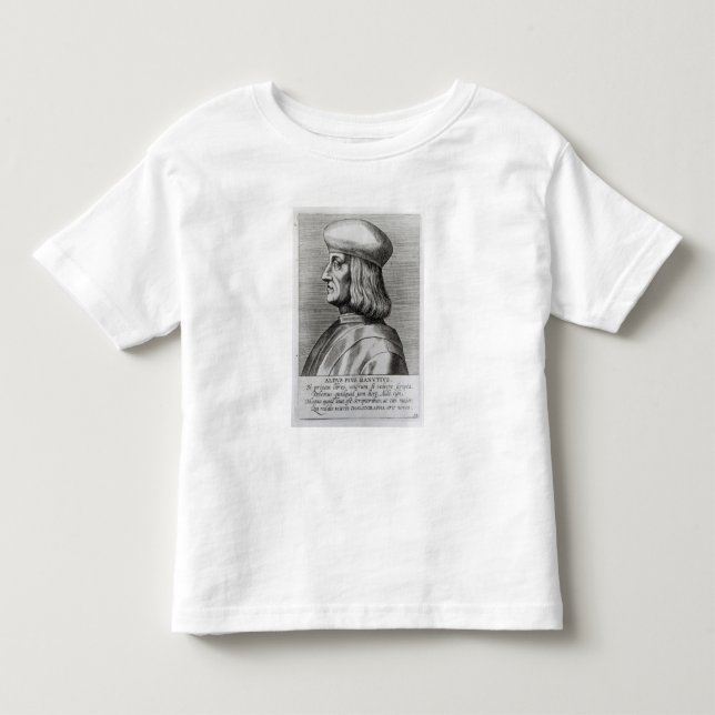 Aldus Manutius Toddler T-Shirt (Front)