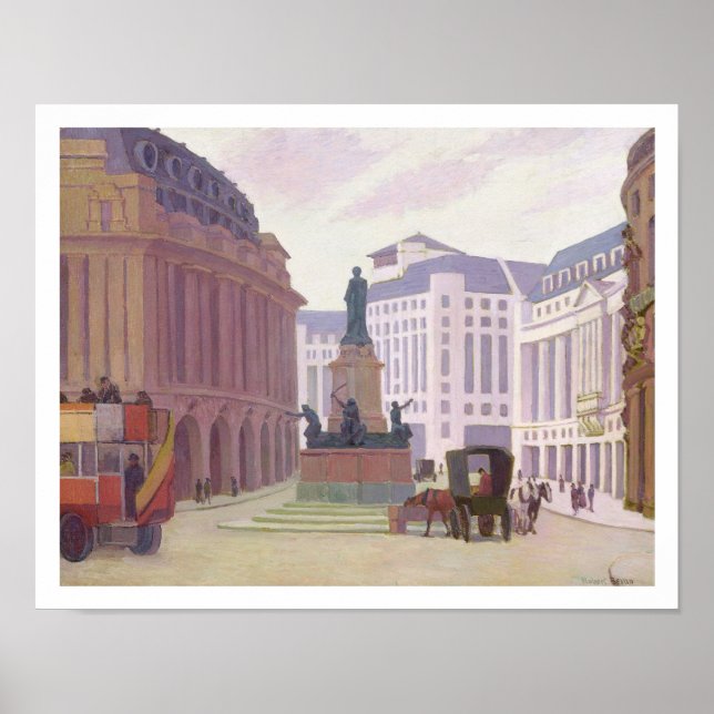 Aldwych (oil on canvas) poster (Front)