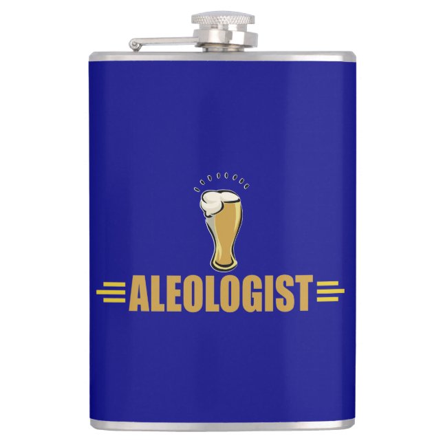Ale, Beer Drinking Hip Flask (Front)