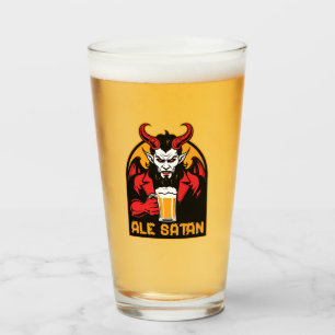 Ale Satan - Beer Drinking Glass