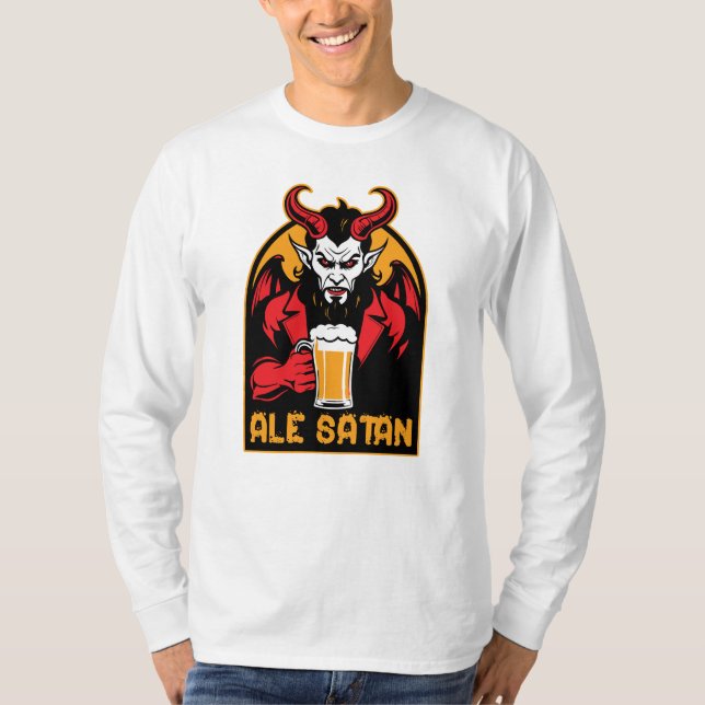 Ale Satan - Beer Drinking T-Shirt (Front)