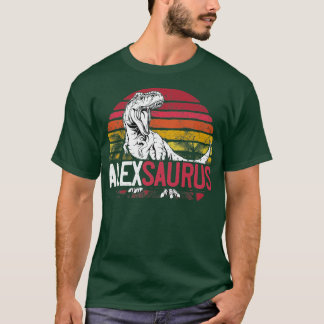 Ale Saurus Personalised Dinosaur T Re Name Christm T-Shirt