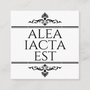 Alea Iacta Est Enclosure Card
