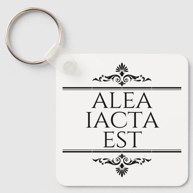 Alea Iacta Est Key Ring (Front)