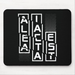 Alea Iacta Est Latin Phrase Language Motivation Sa Mouse Pad