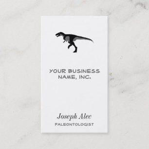 Alectrosaurus Dinosaur Business Card