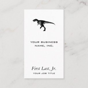 Alectrosaurus Dinosaur pre-historic illustration Business Card