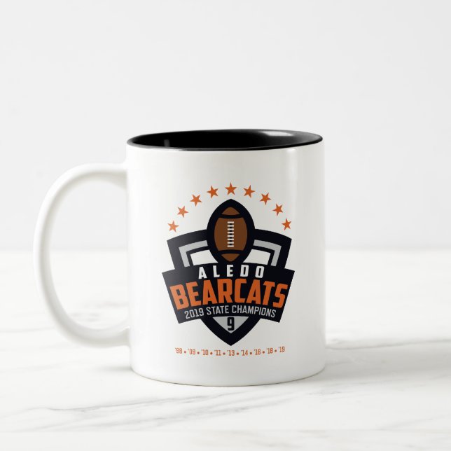Aledo Bearcat 2019 State Champions_2 - 11oz. Mug (Left)