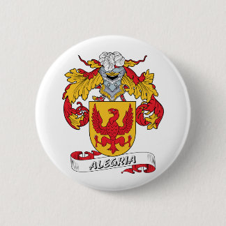 Alegria Family Crest 6 Cm Round Badge