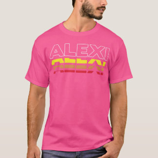 Alei First Name Funny Vintage Sunset Alei friend T-Shirt