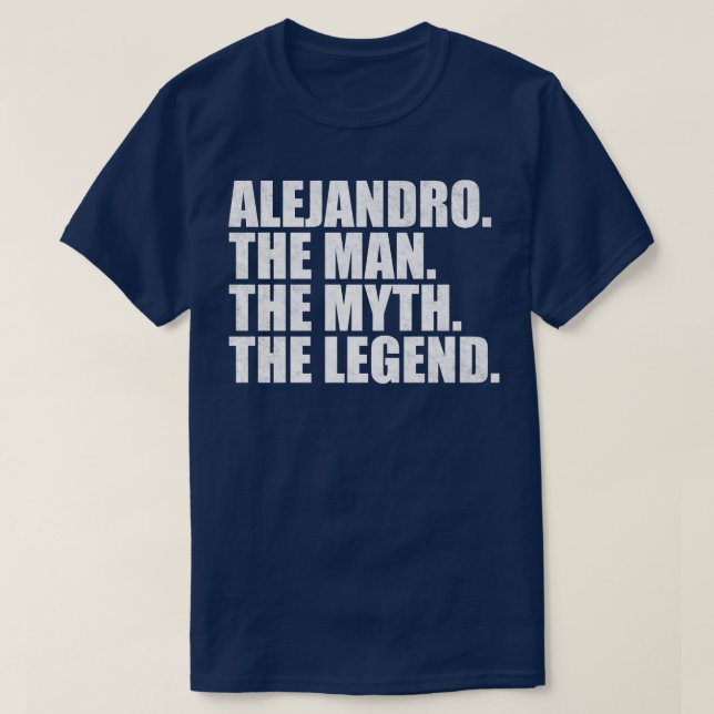 AlejandroAlejandro Name Alejandro given name T-Shirt (Design Front)