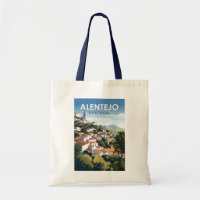 Alentejo Portugal Travel Art Vintage