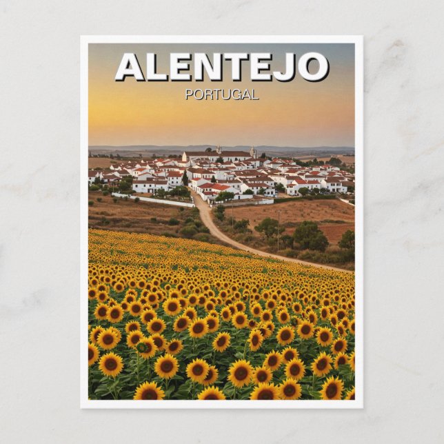 Alentejo Portugal Travel Postcard (Front)