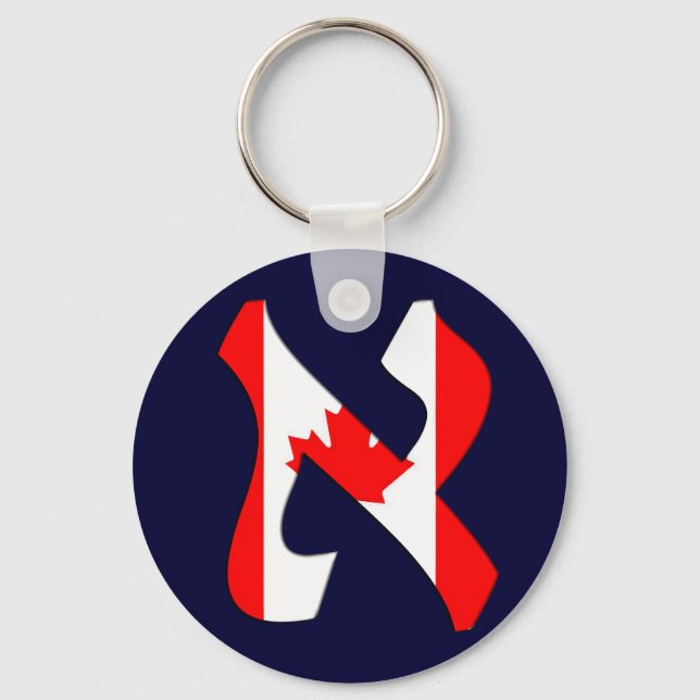 Aleph Canada.png Key Ring (Front)