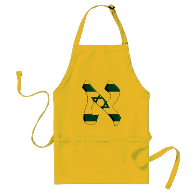 Aleph Israel.png Standard Apron (Front)