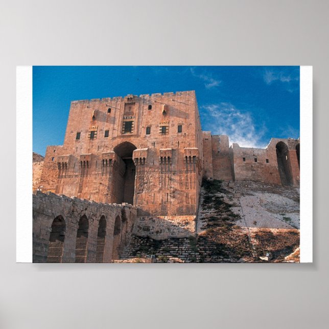 Aleppo Citadel Poster (Front)
