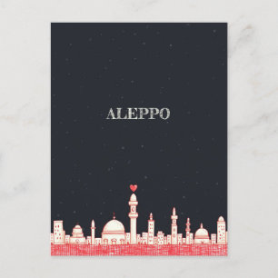Aleppo Syria Travel Postcard