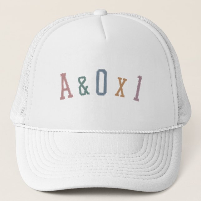 Alert and Orientated to Person A&OX1 Nurse Gift Trucker Hat (Front)