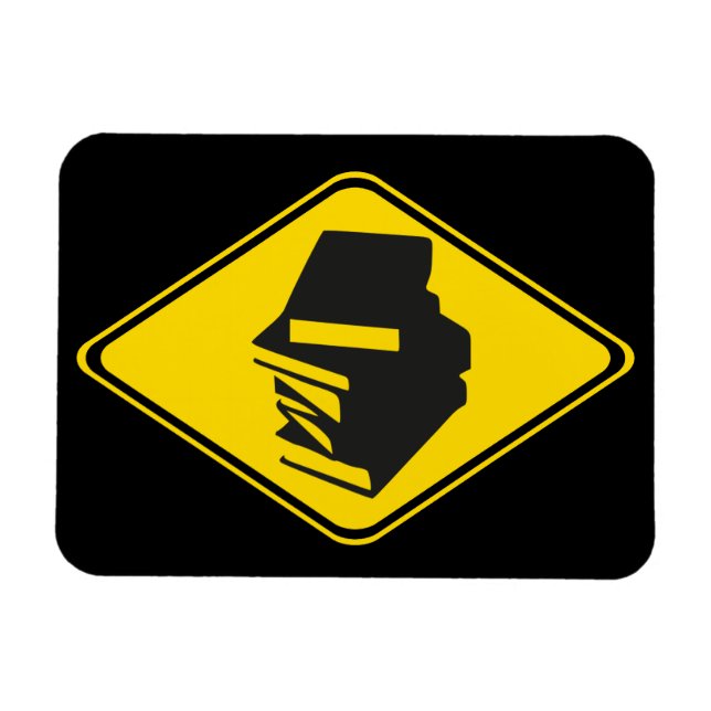 Alert: Books Ahead! Magnet (Horizontal)