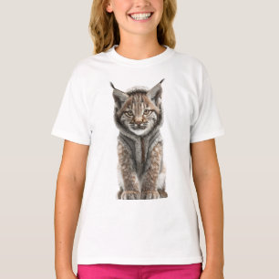 Alert Lynx Kitten Vest Kids T-Shirt