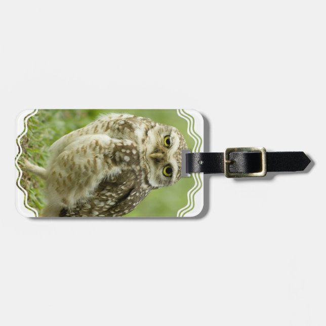 Alert Owl Luggage Tag (Front Horizontal)