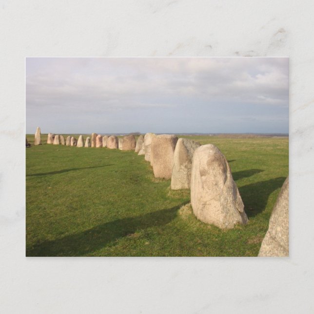 Ales Stenar ~ Sweden Postcard (Front)