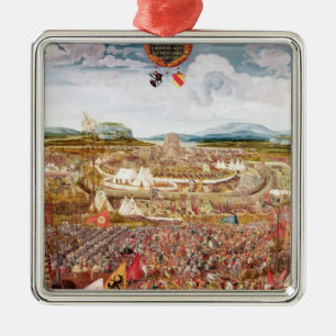 Alesia Besieged by Julius Caesar Metal Tree Decoration