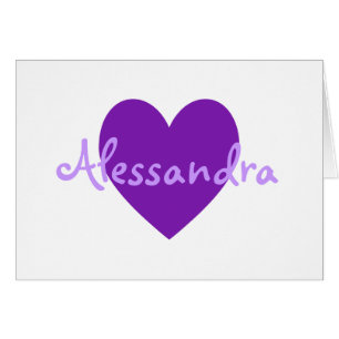 Alessandra in Purple