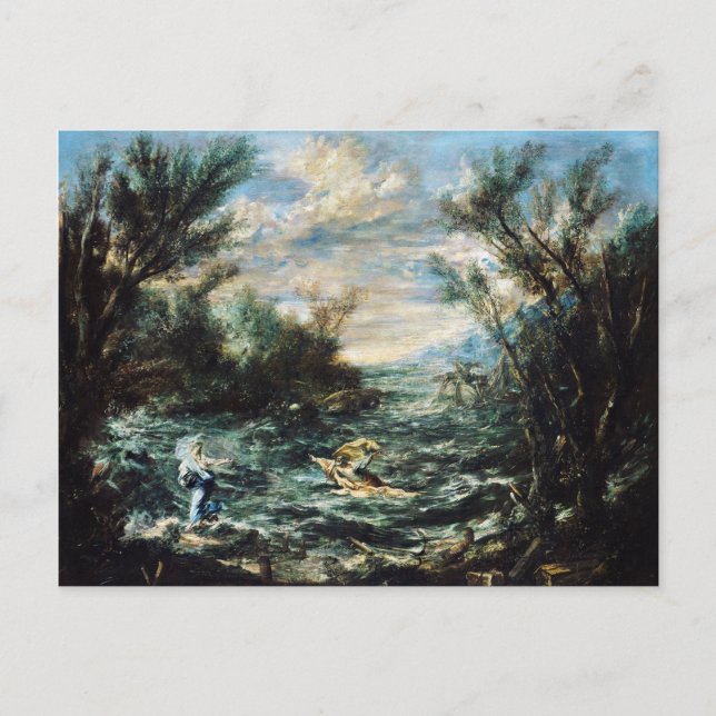 Alessandro Magnasco Christ at the Sea of Galilee Postcard (Front)