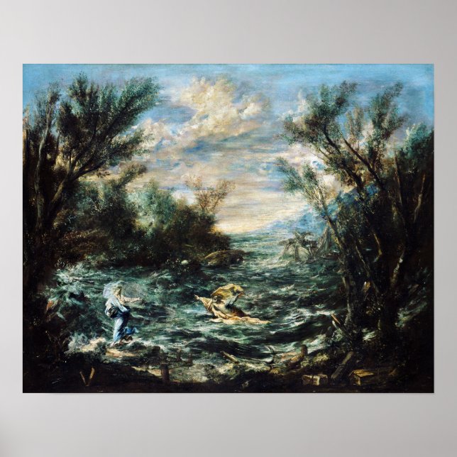 Alessandro Magnasco Christ at the Sea of Galilee Poster (Front)