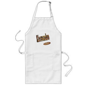 Alessandro, Name, Logo Made With Pizza, Long Apron