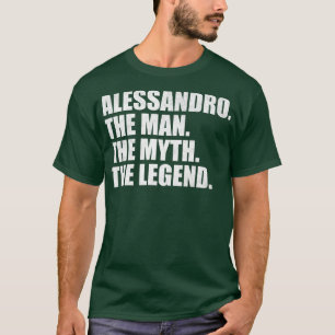 AlessandroAlessandro Name Alessandro given name T-Shirt