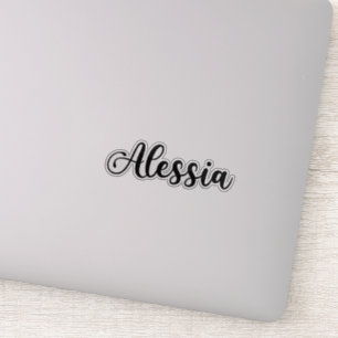 Alessia Name - Handwritten Calligraphy