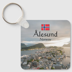 Alesund Norway Key Ring