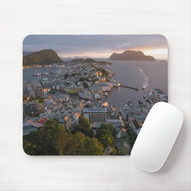 Alesund Norway Mouse Pad (With Mouse)