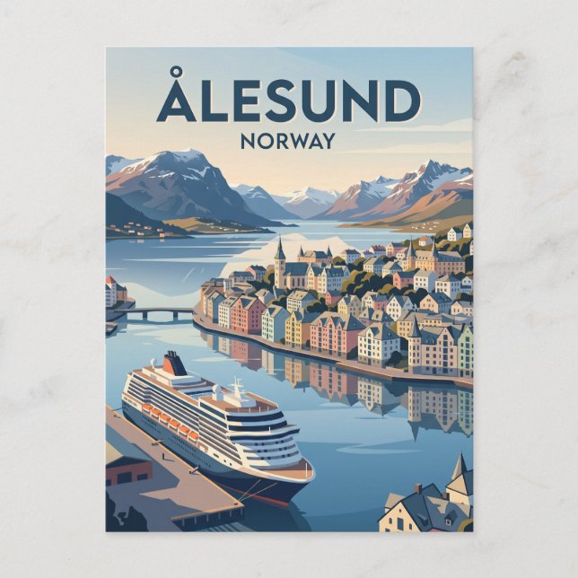 Ålesund, Norway Norway Postcard (Front)