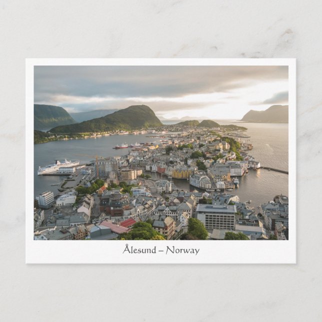 Alesund Norway Postcard (Front)