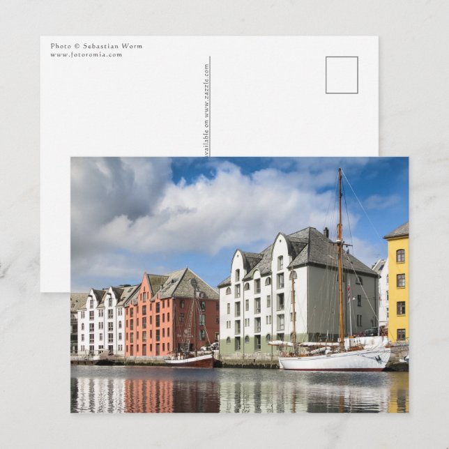 Alesund Norway Postcard (Front/Back)