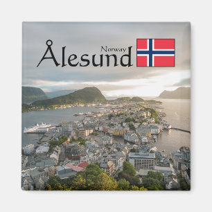 Alesund Norway Souvenir Magnet
