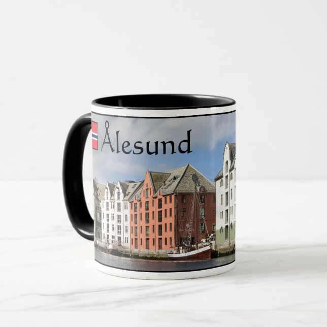 Alesund Norway Souvenir Mug (Front Left)