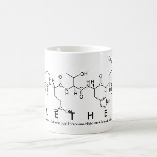 Alethea peptide name mug