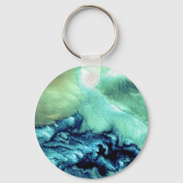 Aleutian Clouds<br> Key Ring (Front)