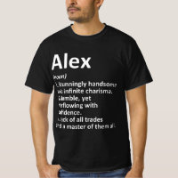 ALEX Definition Personalised Name Funny Birthday G