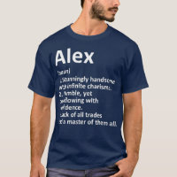 ALEX Definition Personalised Name Funny Birthday