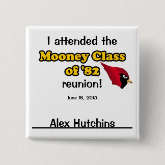 Alex Hutchins 15 Cm Square Badge