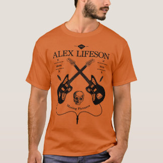 Alex Lifeson Guitar Vintage Logo T-Shirt