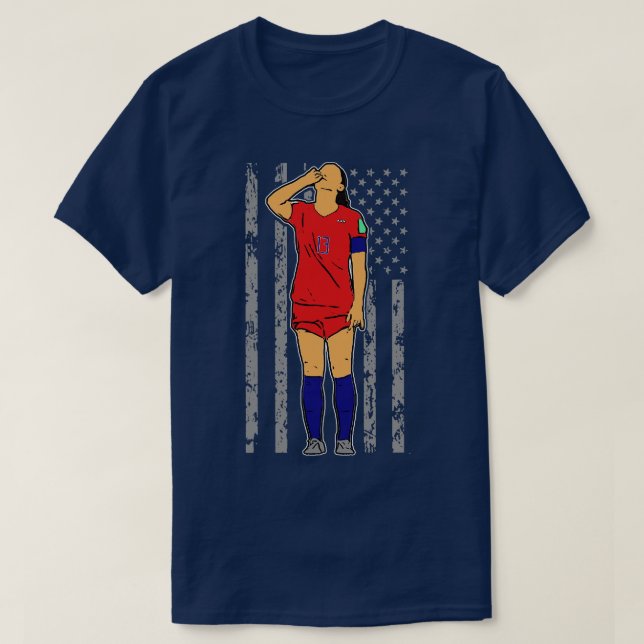 Alex Morgan Sipping Tea 1 T-Shirt (Design Front)