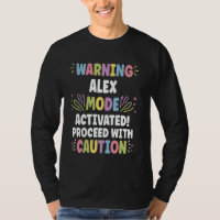 ALEX Personalised Name Funny Cute Custom ALEX Name
