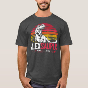 Alex Saurus Personalised Dinosaur T Rex Name Chris T-Shirt